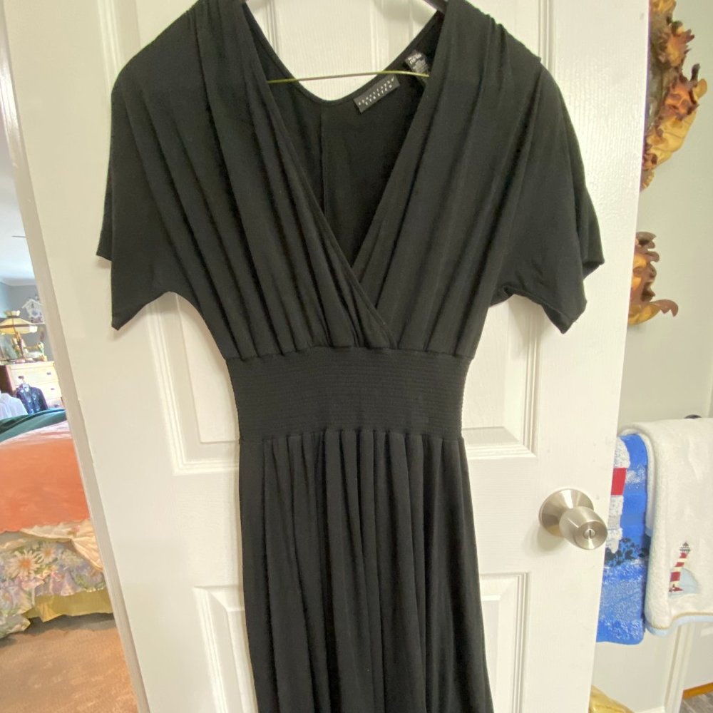 apostrophe stretch little black dress~M/M(10-12)